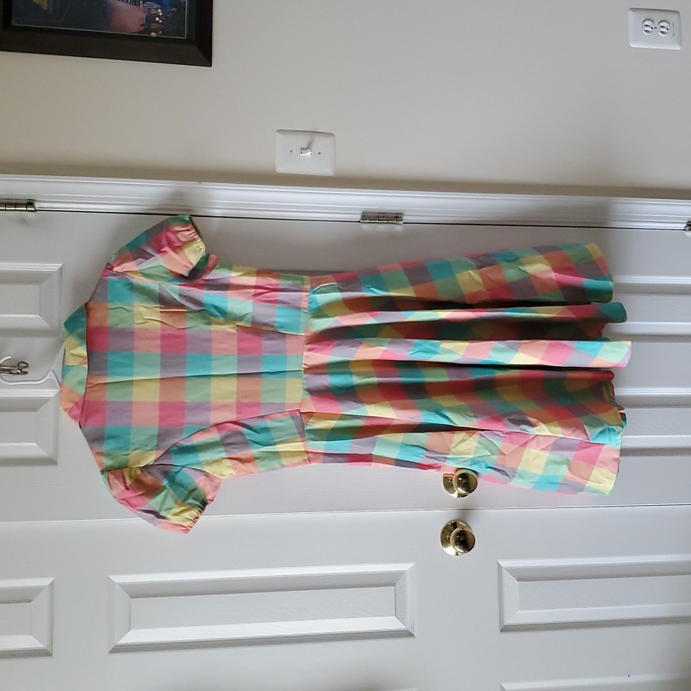 NWT Unique Vintage Magnolis Park Plaid Dress XL - Picture 4 of 4